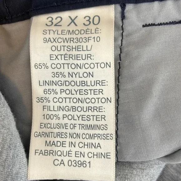 WindRiver Mens Navy Blue Insulated Ripstop Windbreaker Cargo Pants 32x30 - Picture 9 of 11